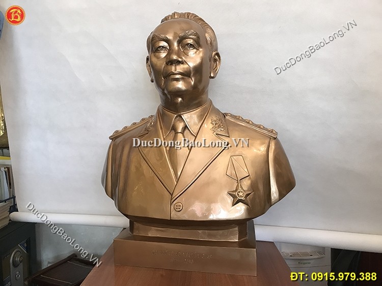 Tượng Võ Nguyên Giáp 81cm Bằng Đồng