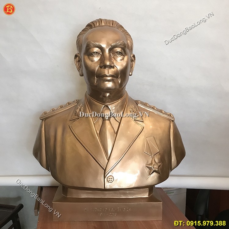 Tượng Võ Nguyên Giáp 81cm Bằng Đồng