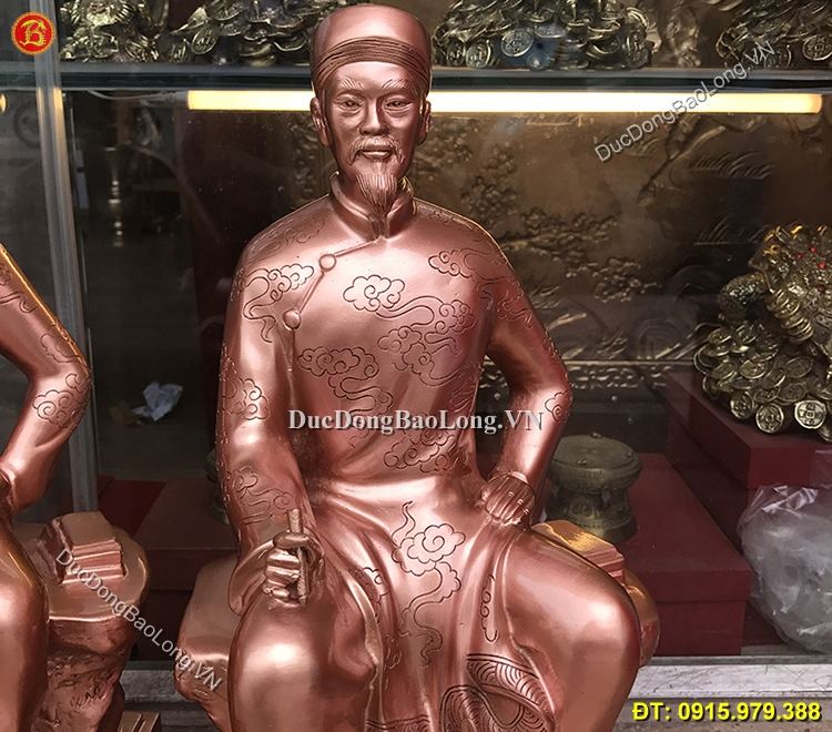 Tượng Nguyễn Du Bằng Đồng 50cm