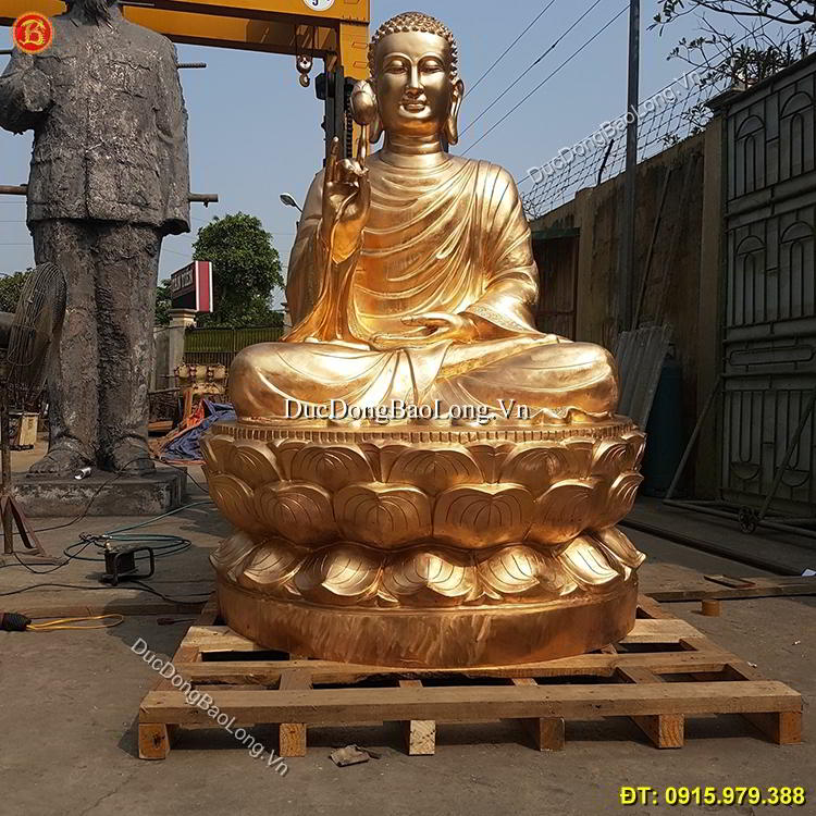 Đúc Tượng Phật Thích Ca Liên Hoa Cao 2m5