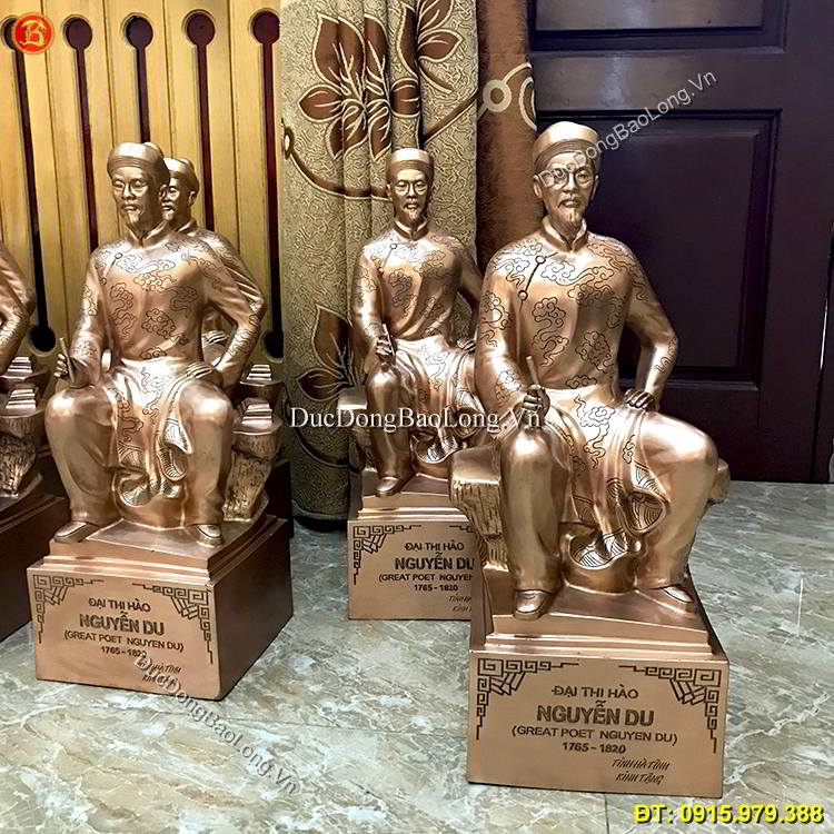 Đúc Tượng Đồng Nguyễn Du Cho VP Tỉnh Hà Tĩnh