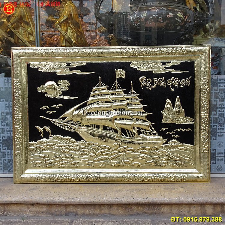 Tranh Thuận Buồm Xuôi Gió cỡ nhỏ dài 88cm
