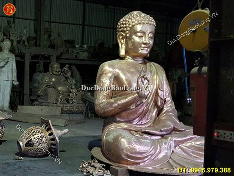 Cơ Sở Đúc Tượng Phật Bằng Đồng Cho Đình Chùa