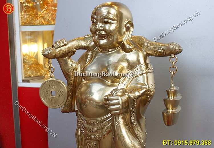 Tượng Đồng Phật Di Lặc Đứng Cao 72cm
