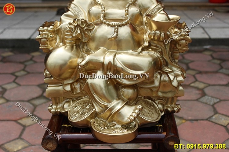 Tượng Phật Di Lặc Ngồi Vắt Chân Cao 42cm