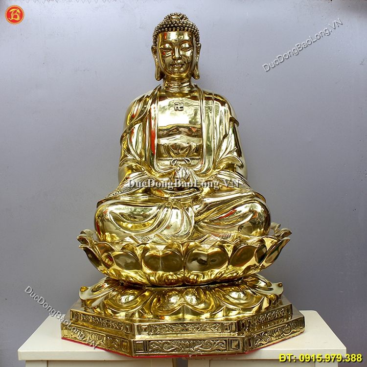 Tượng Đồng Phật Thích Ca Cao 68cm