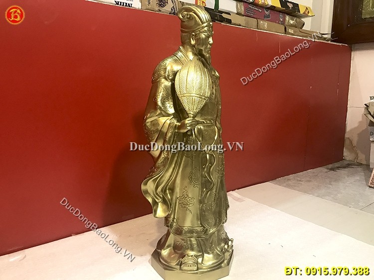 Tượng Đồng Khổng Minh Cao 72cm