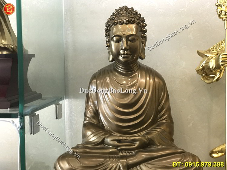 Tượng Đồng Phật Thích Ca Mâu Ni Cao 61cm