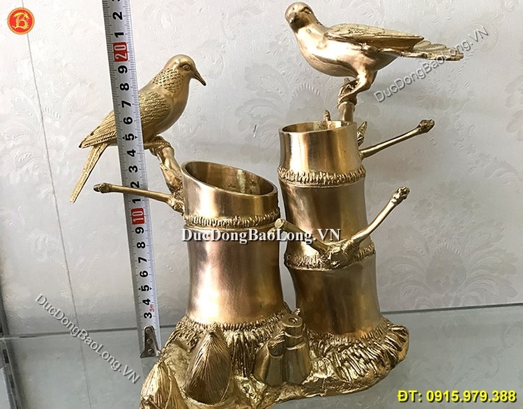 Quà Tặng Cúp Chim Bằng Đồng Cao 22cm