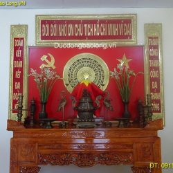 Lắp đặt bàn thờ Bác Hồ ở Huyện Hà Quảng – Cao Bằng
