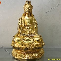 Tượng Đồng Phật Bà Quan Âm Đẹp Đứng, Ngồi, Lớn, Nhỏ Các Kích Cỡ