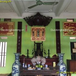 Tranh Đồng Mạ Vàng 24k trang trí phòng thờ ở Bắc Giang