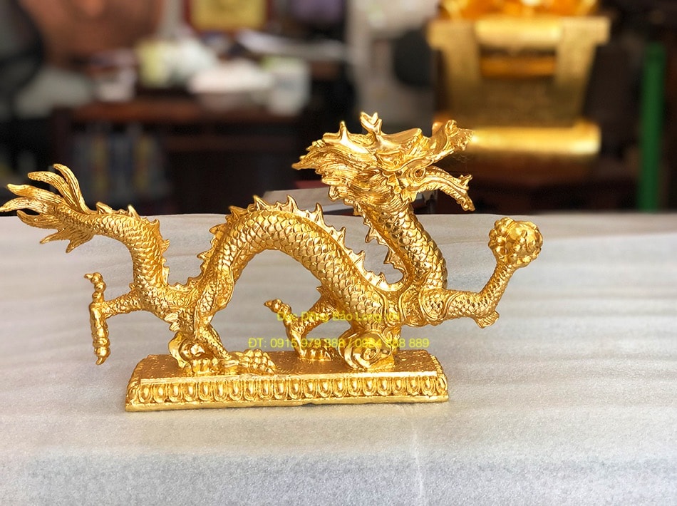 Tượng Rồng Dát Vàng 9999, Rồng thời Trần