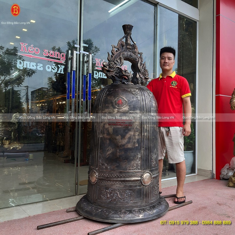Chuông Đồng 500kg treo tại Chùa ở Lâm Đồng