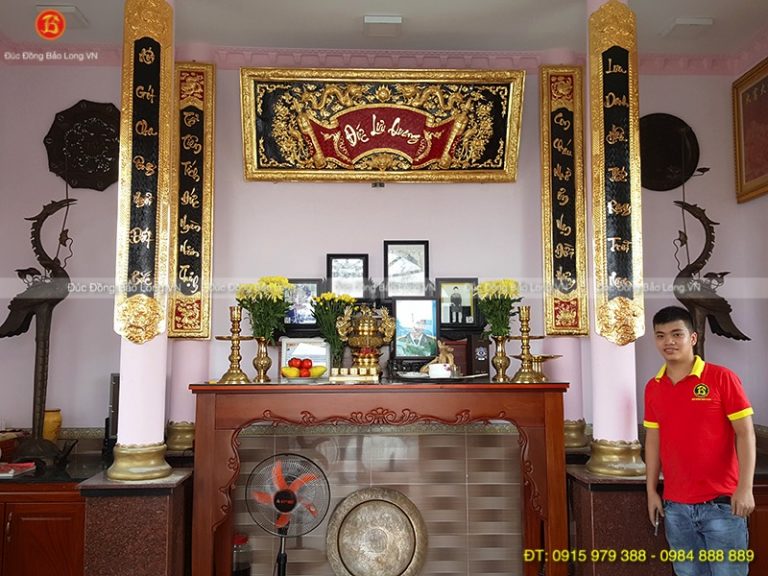 Đồ thờ bằng đồng hợp phong thủy tại Lạng Sơn