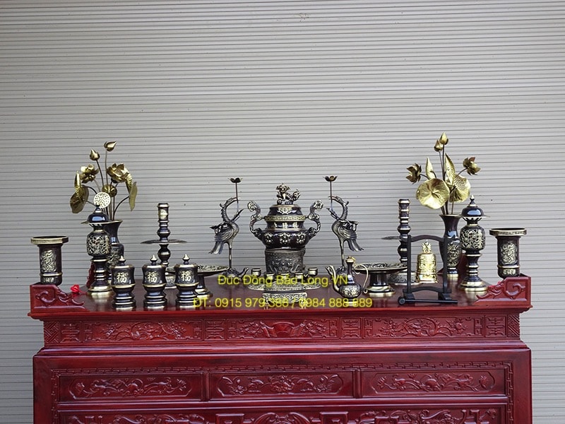 đồ thờ bằng đồng đúc công nghệ tại Quảng Nam