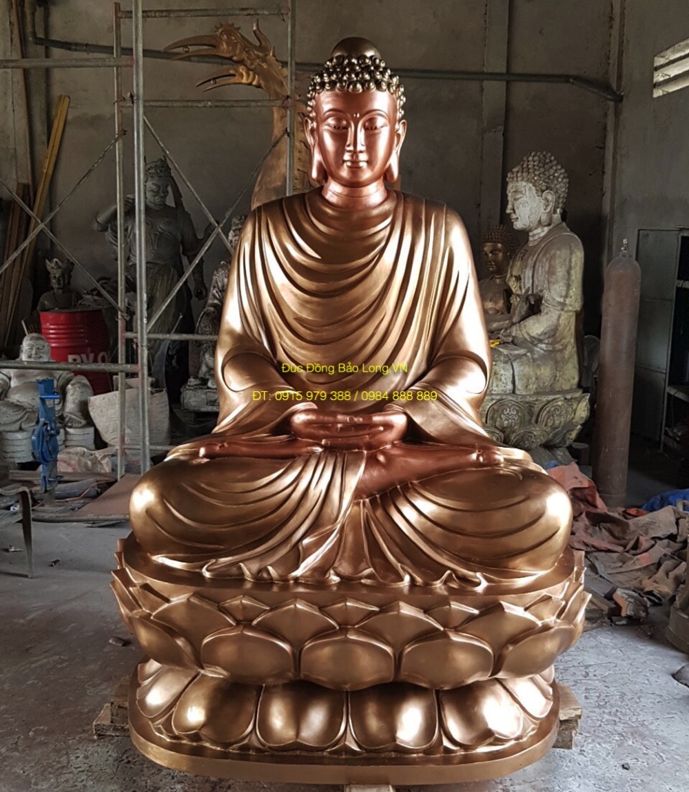Đúc tượng Phật bằng đồng tại An Giang, tượng Thích Ca