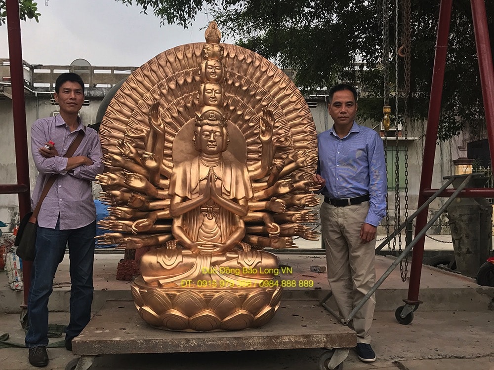 Đúc tượng Phật bằng đồng tại An Giang, Tượng Nghìn mắt nghìn tay