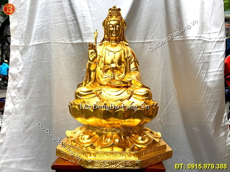 Đúc tượng Phật bằng đồng tại Bắc Ninh, tượng Phật Bồ Tát Quán Thế Âm