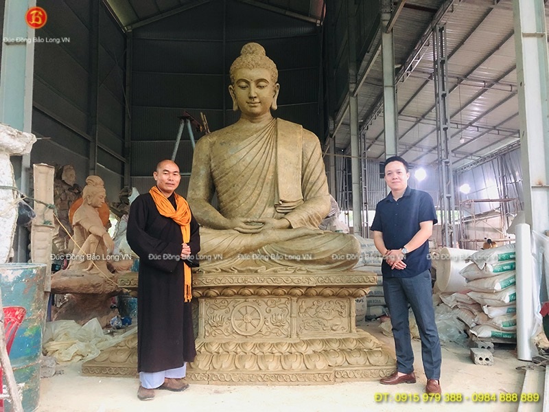 đúc tượng Phật bằng đồng tại Bình Thuận, mẫu đất