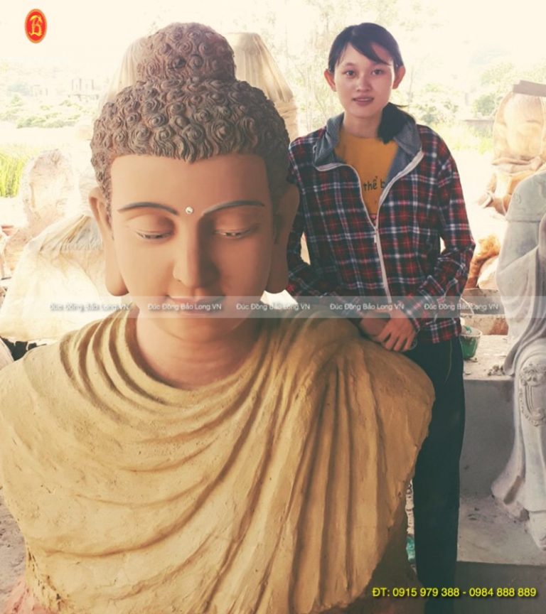 Mẫu đúc tượng Phật bằng đồng tại Quảng BÌnh đẹp