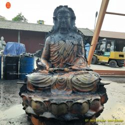 Đúc tượng Phật bằng đồng tại Trà Vinh