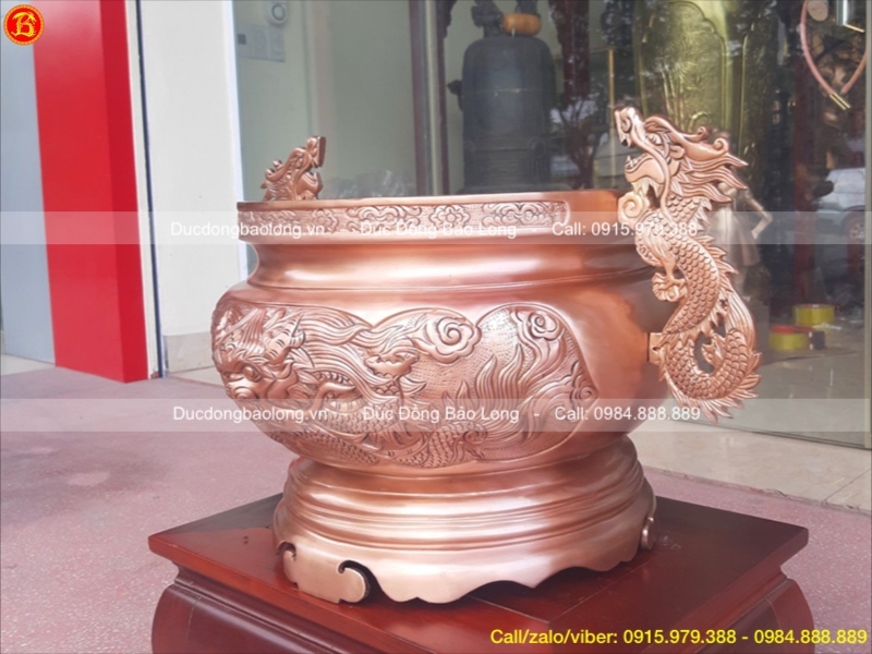 Bát Hương Tai Rồng thờ cúng ĐK 39cm