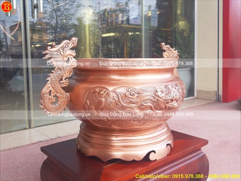 Bát Hương Tai Rồng thờ cúng ĐK 39cm