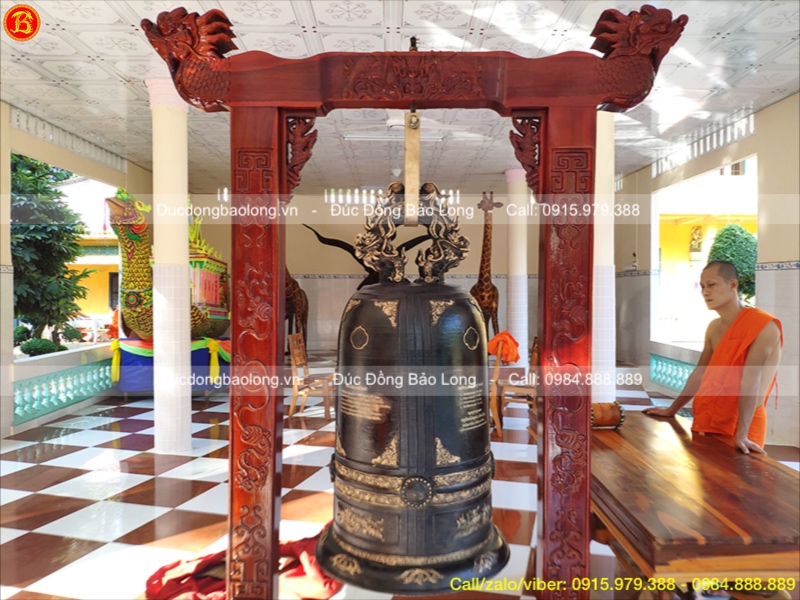 Chuông Đồng 300kg dùng cho Đền Chùa