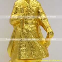 tượng đồng trần hưng đạo thếp vàng
