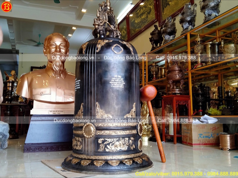 đúc chuông đồng 300kg cho chùa ở Ninh Bình