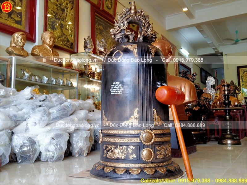 Đúc Chuông đồng 300kg cho chùa ở Ninh Bình