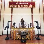 Hoàn thiện phòng thờ Bác Hồ tại Đền tưởng niệm Liệt sĩ Lâm Thao