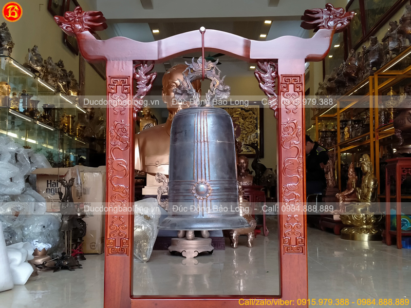 Chuông Đồng 15kg thờ gia tiên, thờ Phật bằng đồng đỏ