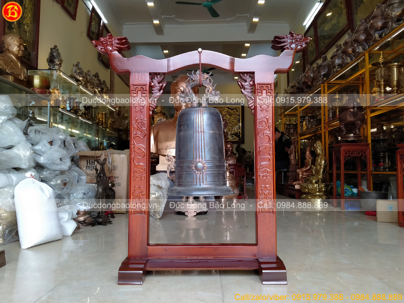 Chuông Đồng 15kg thờ gia tiên, thờ Phật bằng đồng đỏ