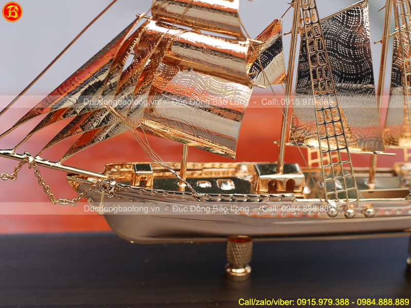 mô hình thuyền buồm dài 30cm