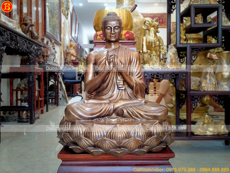tượng Phật Thích Ca Chuyển Pháp Luân 70cm