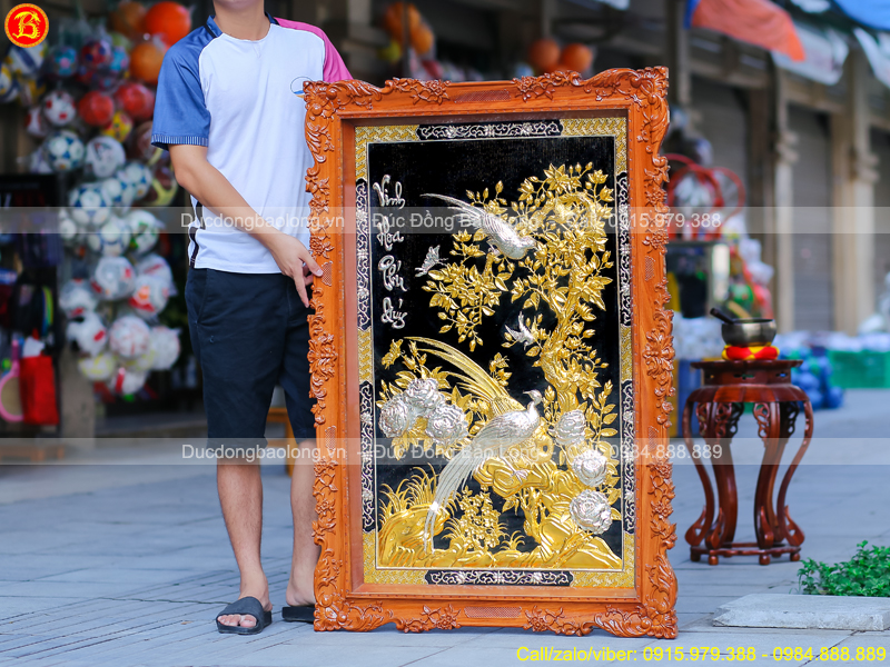 tranh Vinh Hoa Phú Quý 86cm x 1m27
