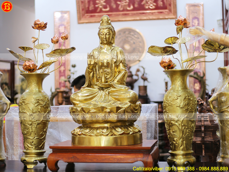 tượng Phật Bà Quan Âm cao 81cm