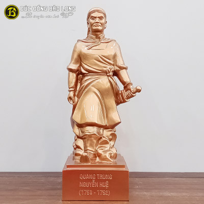 Tượng Quang Trung Bằng Đồng Đỏ 42cm Đúc Thủ Công