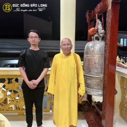 Bàn Giao Chuông Đồng 200kg Cho Tịnh Thất Giác Minh