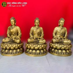 Các Mẫu Tượng Tam Thế Phật Cỡ Nhỏ Thờ Tại Gia Chất Lượng