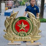 Huy Hiệu Ngành Công An Nhân Dân Bằng Đồng Khổ 1m4 x 1m2