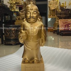 Tượng Quản Gia Trần Văn Sẩm Phán bằng đồng đỏ cao 61cm