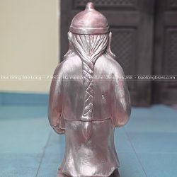 Tượng Quản Gia Trần Văn Sẩm Phán bằng đồng đỏ cao 61cm