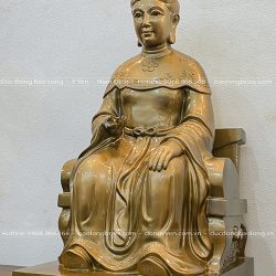 Tượng Linh Sơn Thánh Mẫu bằng đồng đỏ cao 61cm