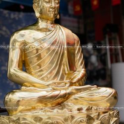 Tượng Phật Thích Ca bằng đồng catut cao 62cm