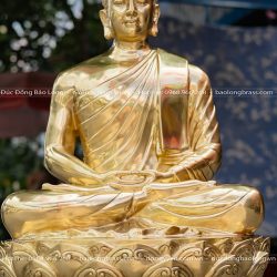 Tượng Phật Thích Ca bằng đồng catut cao 62cm