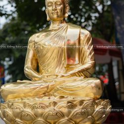 Tượng Phật Thích Ca bằng đồng catut cao 62cm