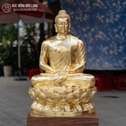 Tượng Phật Thích Ca Bằng Đồng Catut Cao 62Cm